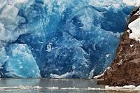 Das blaue Wunder  Motto: Je luftiger, desto blau ;-)  Detail aus der Gletscherfront des Glaciar Grey.
