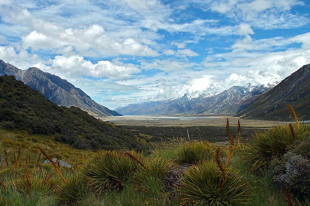 Blick ins Tasman Valley