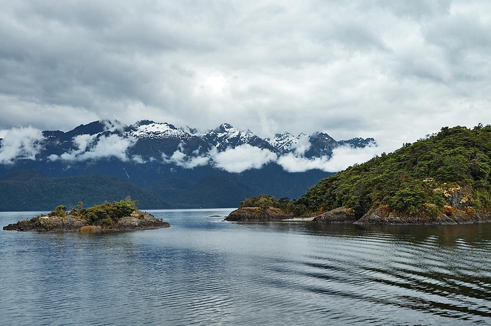 Crossing Lake Manapouri
