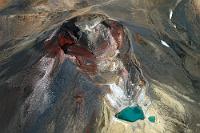 Juwelen im Krater  Red Crater mit Emerald Lakes im Tongariro National Park. : tongariro national park, ketetahi, ketetahi hot springs, ngauruhoe, ruapehu, emerald, emerald lakes, north crater, red crater, tongariro crossing