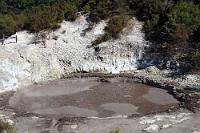 Thunder Crater   Wai-O-Tapu Thermal Wonderland  #1  Laut TripAdvisor "One of the 20 Most SURREAL Places in the World" : waiotapu, wai-o-tapu thermal wonderland, rotorua, microbial mats, geysers, hot springs, mud pools, thunder crater